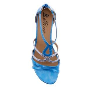 BELLINI Women’s NEW Wide Width Gwen Iridescent Blue Wedge Heels | Size 9.5 Wide